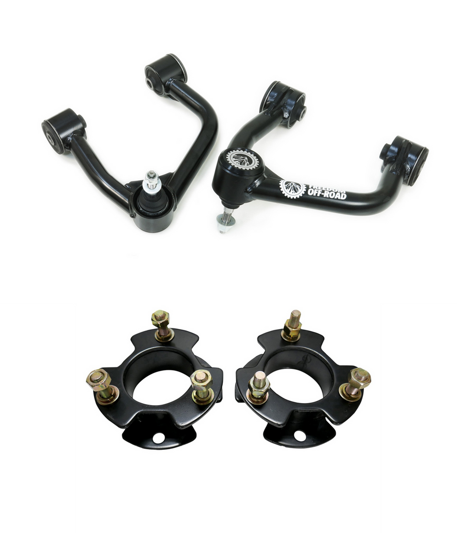 2.5 Inch Front Strut Spacers/Front Upper Control Arms for 2-4 Inch Lift