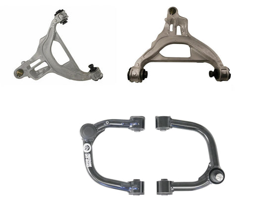 SVT Raptor Front Upper and Lower Control Arms for 2-4 Inch Lift 2010-2014 Ford F-150 SVT Raptor