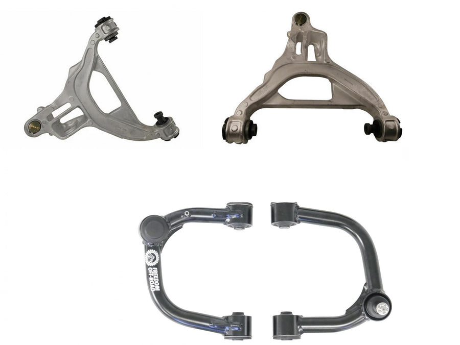 SVT Raptor Front Upper and Lower Control Arms for 2-4 Inch Lift 2010-2014 Ford F-150 SVT Raptor