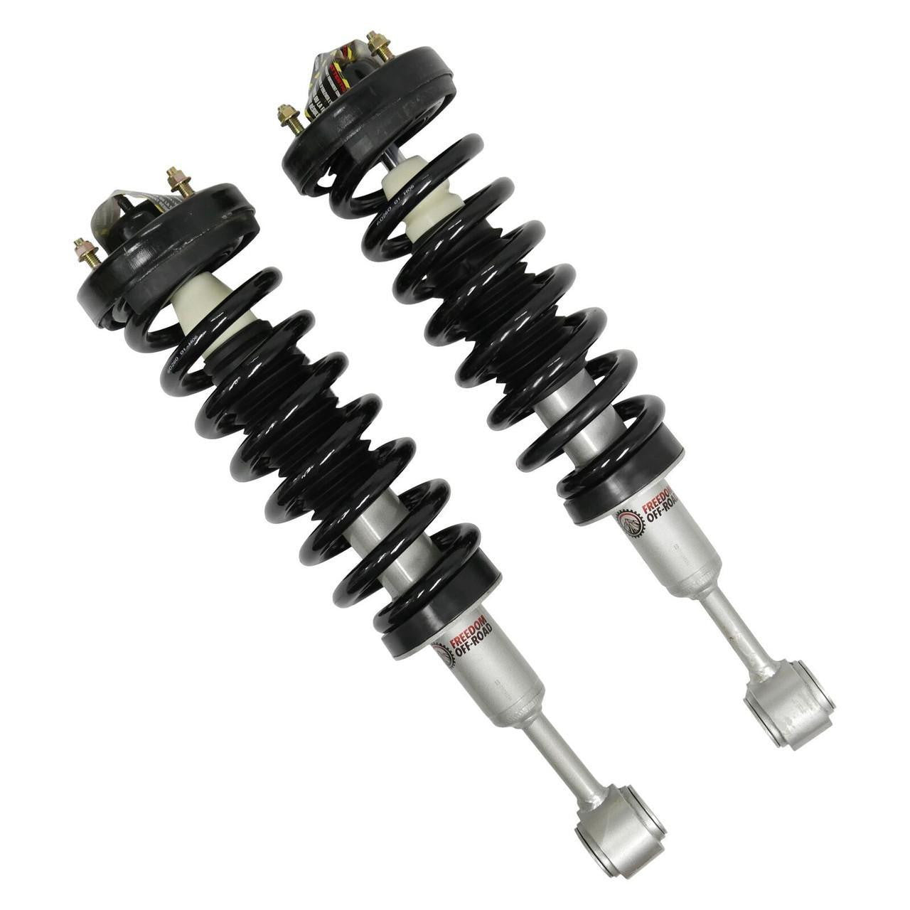 Front 2 Inch Lift Struts w/ Rear 2 Inch Blocks and Shocks 2004-2008 Ford F-150 Freedom Off-Road
