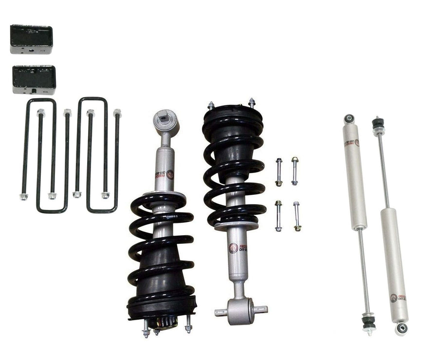 3 Inch Lift Kit Front Struts w/ Rear Blocks and Shocks 04-08 Ford F-150/06-08 Lincoln Mark LT
