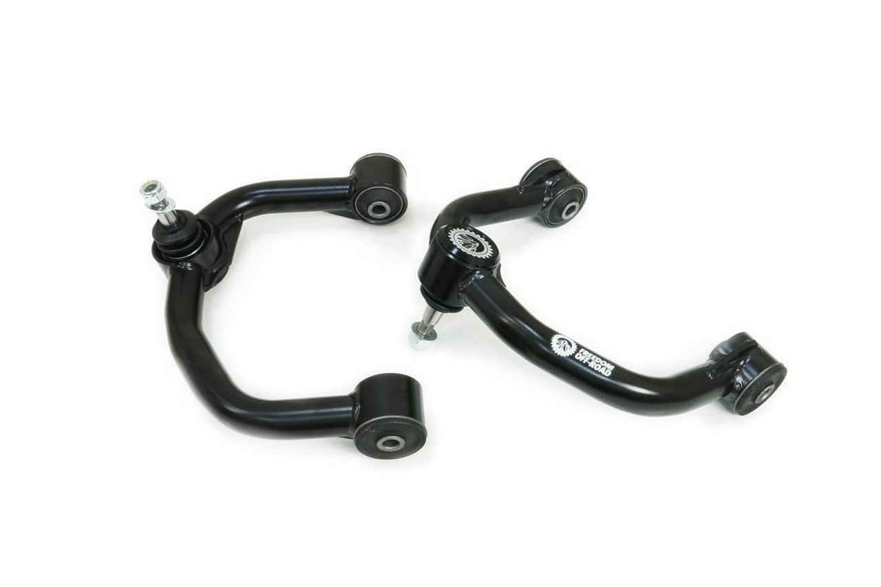 Front 3.5 Inch Lift Struts w/ Rear 3 Inch Blocks, Shocks, and Front Upper Control Arms 2004-2008 Ford F-150 Freedom Off-Road