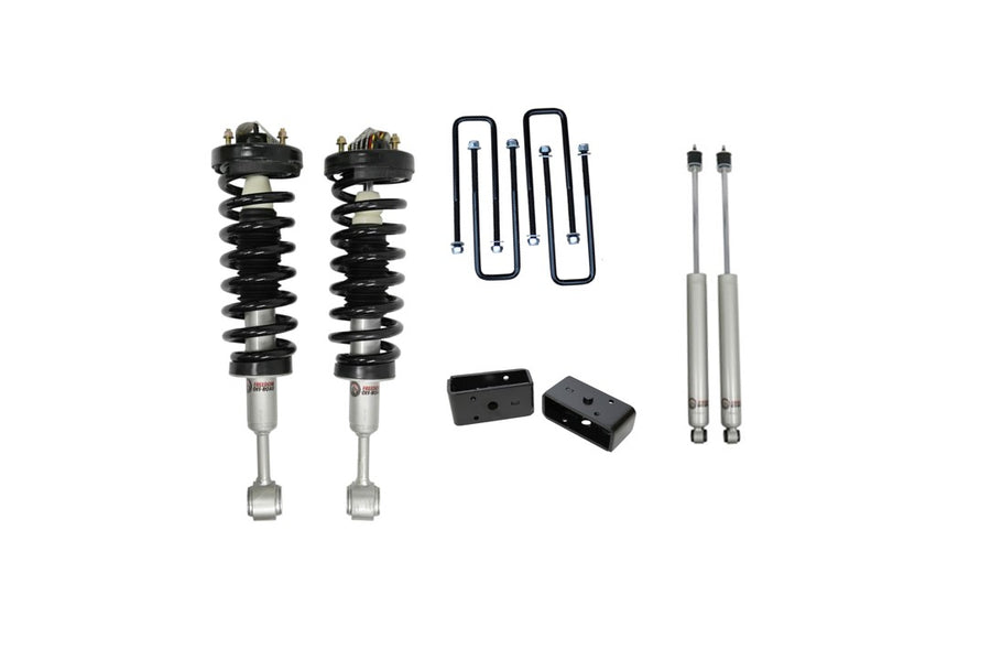 3 Inch Front Lift Strut 2 Inch Rear Blocks w/U-Bolts and Shocks 04-08 F-150 06-08 Mark LT
