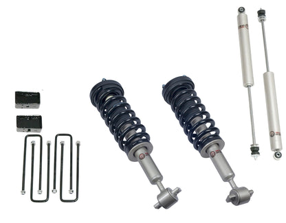 3 Inch Lift Kit Front Struts w/ Rear Blocks and Shocks 14-24 Ford F-150