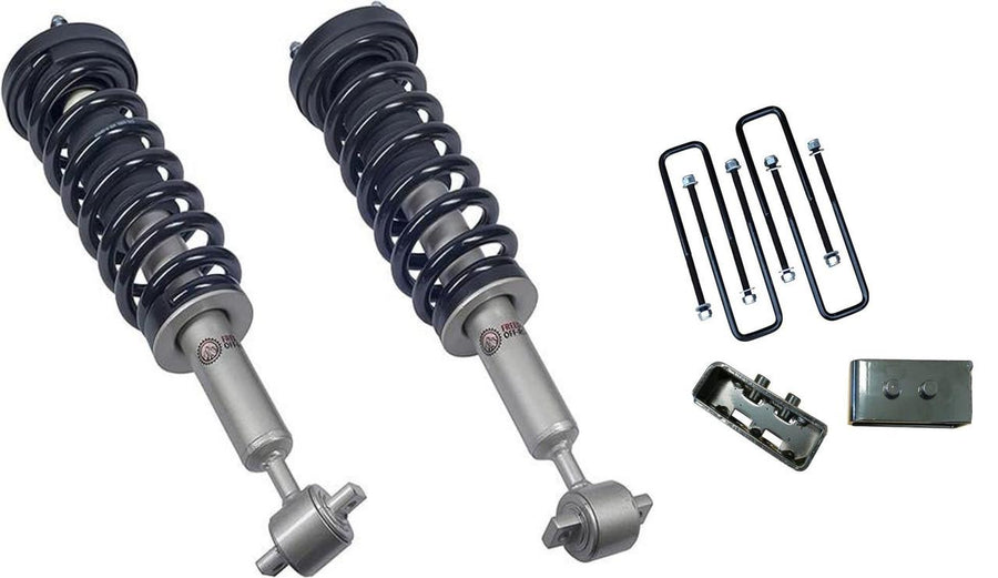 Front 3 Inch Lift Struts w/ Rear 2 Inch Blocks (RWD Only) 2014-2020 Ford F-150