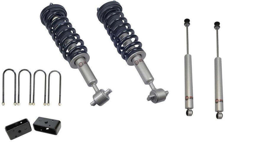 Front 3.5 Inch Lift Struts w/ Rear 3 Inch Blocks and Shocks 2021-Present Ford F-150