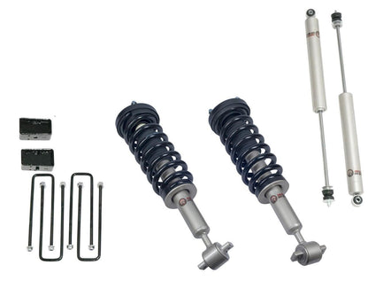 Front 3.5 Inch Lift Struts w/ Rear 3 Inch Blocks and Shocks 2014-2020 Ford F-150