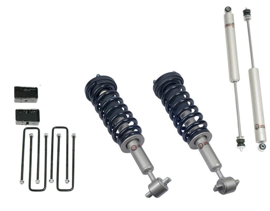 Front 3.5 Inch Lift Struts w/ Rear 3 Inch Blocks and Shocks 2014-2020 Ford F-150