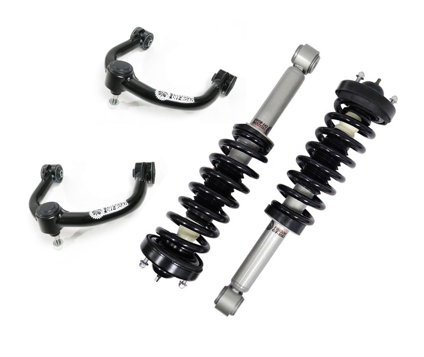 Front 3 Inch Lift Struts w/ Upper Control Arms For 09-13 F-150 No Raptor