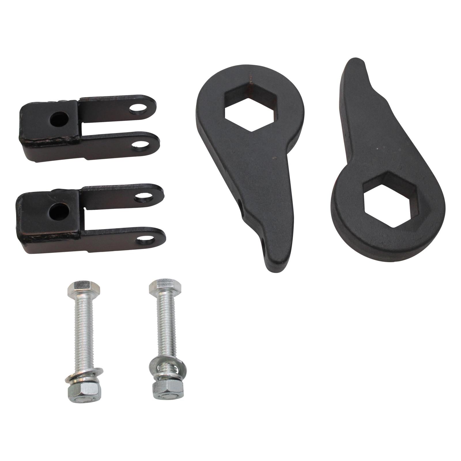 1-3 Inch Leveling Kit Torsion Keys w/Shock Extenders 02-06 Avalanche 1500 01-06 Silverado/Sierra 1500 01-10 Silverado 2500/3500 00-06 Suburban 1500 00-10 Yukon XL 2500 00-06 Tahoe