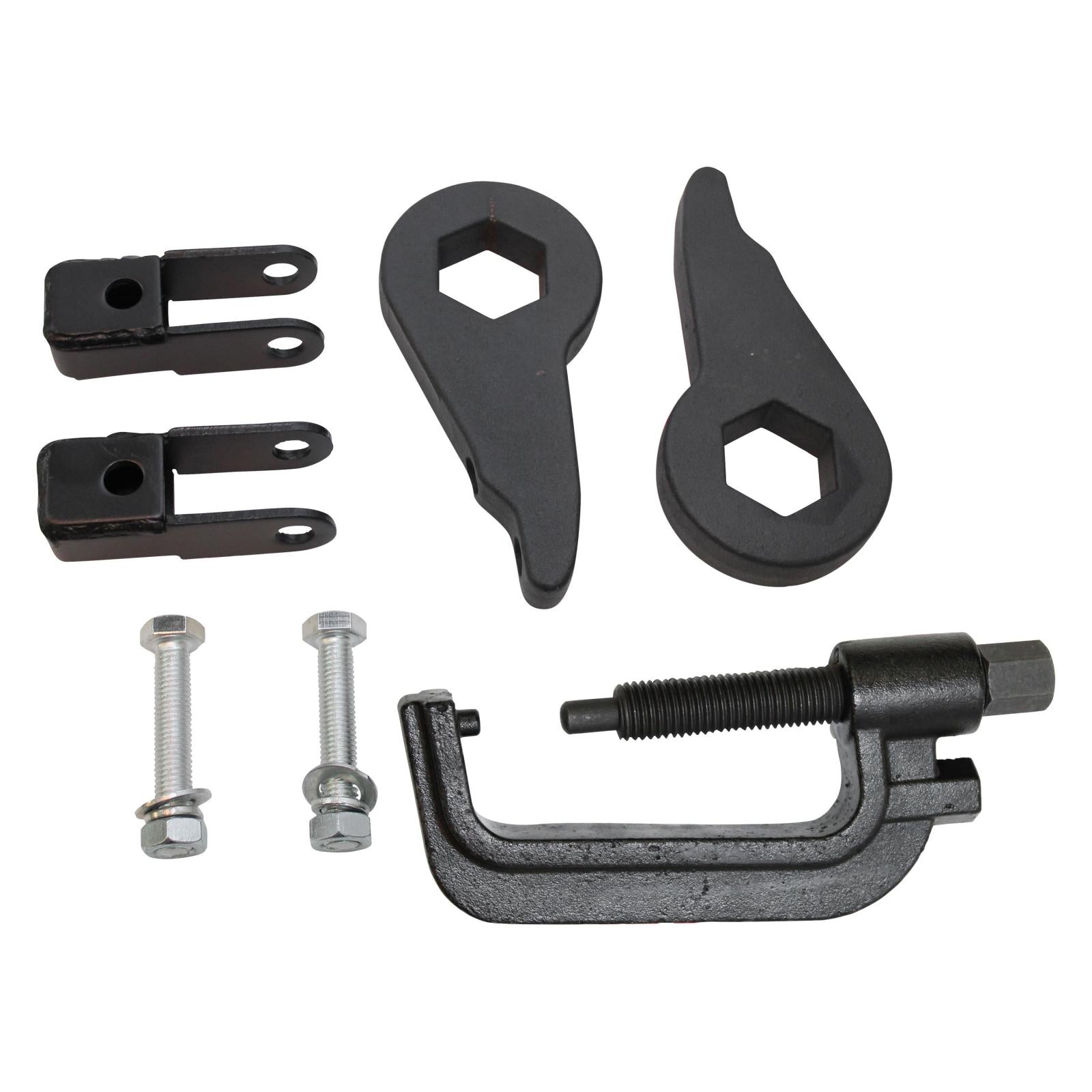 1-3 Inch Leveling Kit Torsion Keys Install Tool Shock Extenders 02-06 Avalanche 1500 99-06 Silverado/Sierra 1500 00-06 Tahoe 00-06 Yukon/Yukon XL 1500