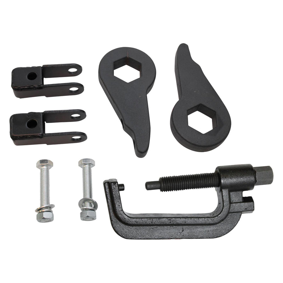 1-3 Inch Leveling Kit Torsion Keys Install Tool Shock Extenders 02-06 Avalanche 1500 99-06 Silverado/Sierra 1500 00-06 Tahoe 00-06 Yukon/Yukon XL 1500