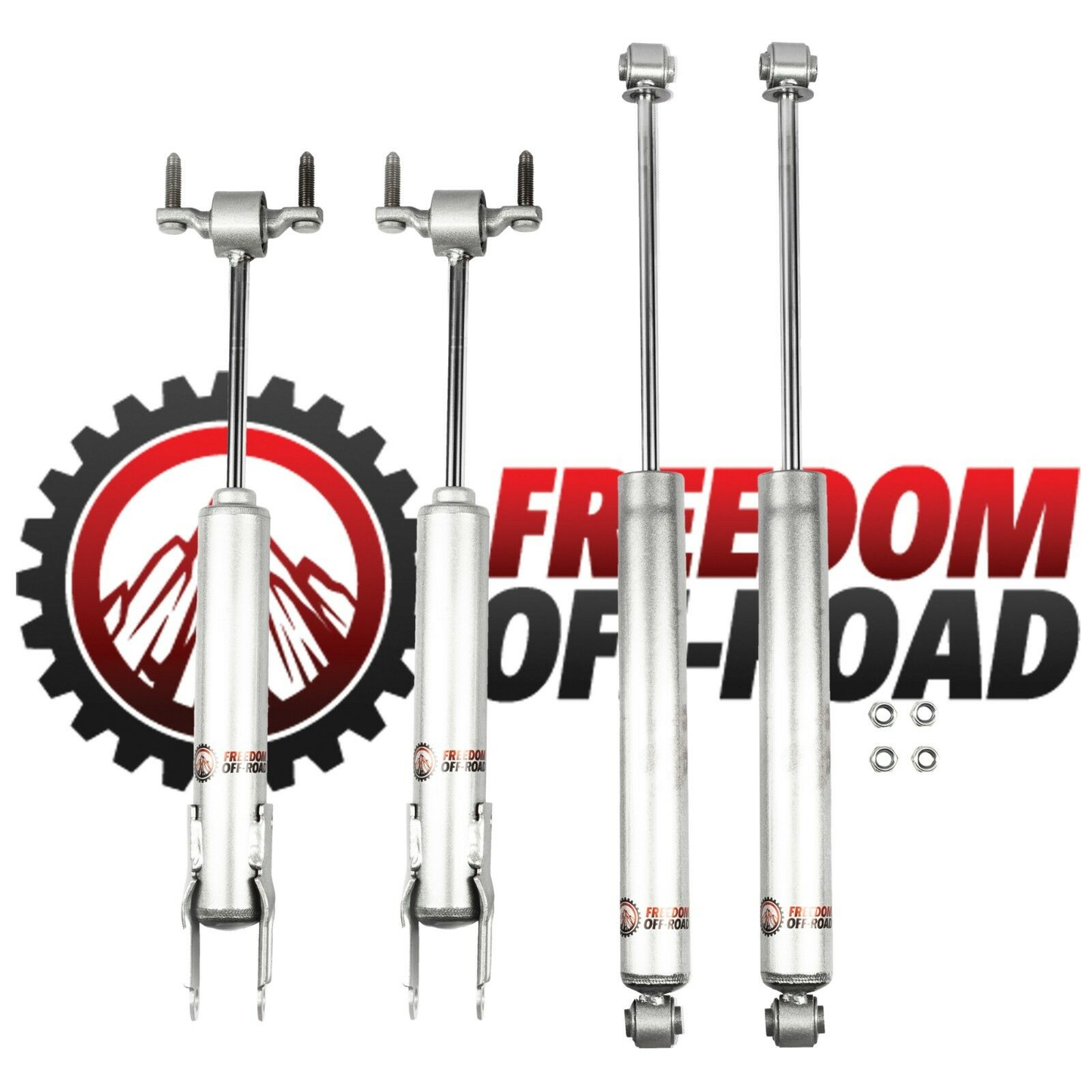 1-4 Inch Lift Extended Nitro Shocks 11-24 Silverado/Sierra 2500 HD/3500 HD