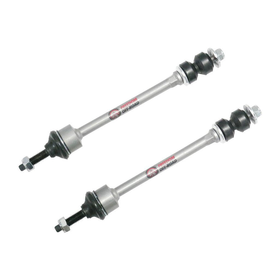 Front Extended Zinc-Nickel Sway Bar End Links for 2-3.5 Inch Lift 06-10 Dodge Ram 1500/11-18 Ram 1500/11-13 Ram 2500/3500/99-06 Chevrolet Silverado/GMC Sierra 1500/01-10 Chevrolet Silverado/GMC Sierra 2500/3500HD