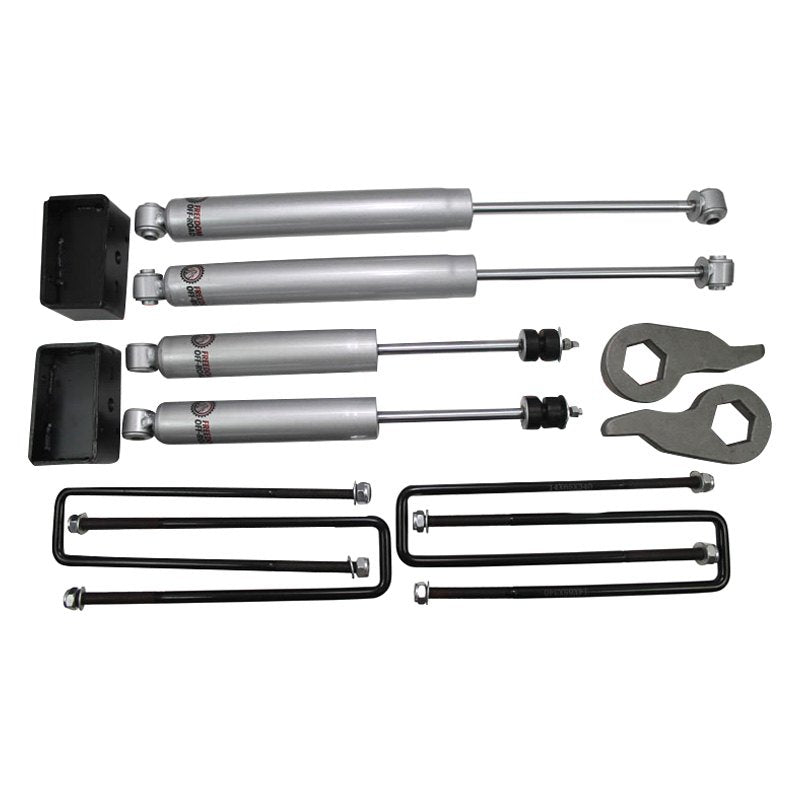 1-3 Inch Leveling Kit w/Shocks 01-06 Silverado/Sierra 1500 HD 01-10 Silverado 2500 HD/3500 HD