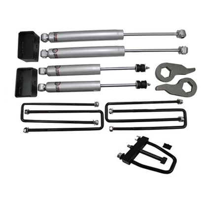 1-3 Inch Leveling Kit w/Shocks and Torsion Key Tool 01-06 Silverado/Sierra 1500 HD 01-10 Silverado 2500 HD/3500 HD Freedom Off-Road