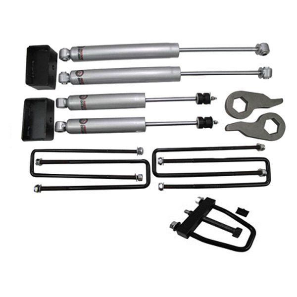 1-3 Inch Leveling Kit w/Shocks and Torsion Key Tool 01-06 Silverado/Sierra 1500 HD 01-10 Silverado 2500 HD/3500 HD