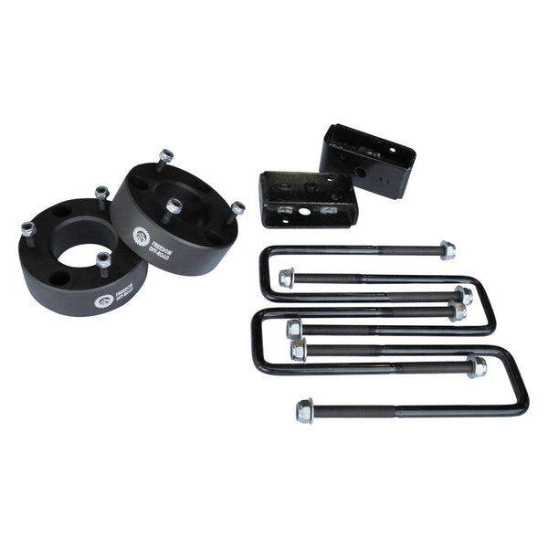 3 Inch Front Strut Spacer 2 Inch Rear Lift Blocks w/U Bolts 07-19 Silverado/Sierra 1500 Freedom Off-Road