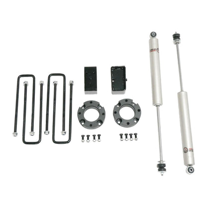 3 Inch Lift Kit Front Spacers w/ Rear Blocks and Shocks 07-18 Chevrolet Silverado 1500/07-18 GMC Sierra 1500 Freedom Off-Road