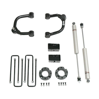 3 Inch Lift Kit Front Spacers w/ Rear Blocks, Shocks, and Control Arms 07-16 Chevrolet Silverado 1500/07-16 GMC Sierra 1500 Freedom Off-Road