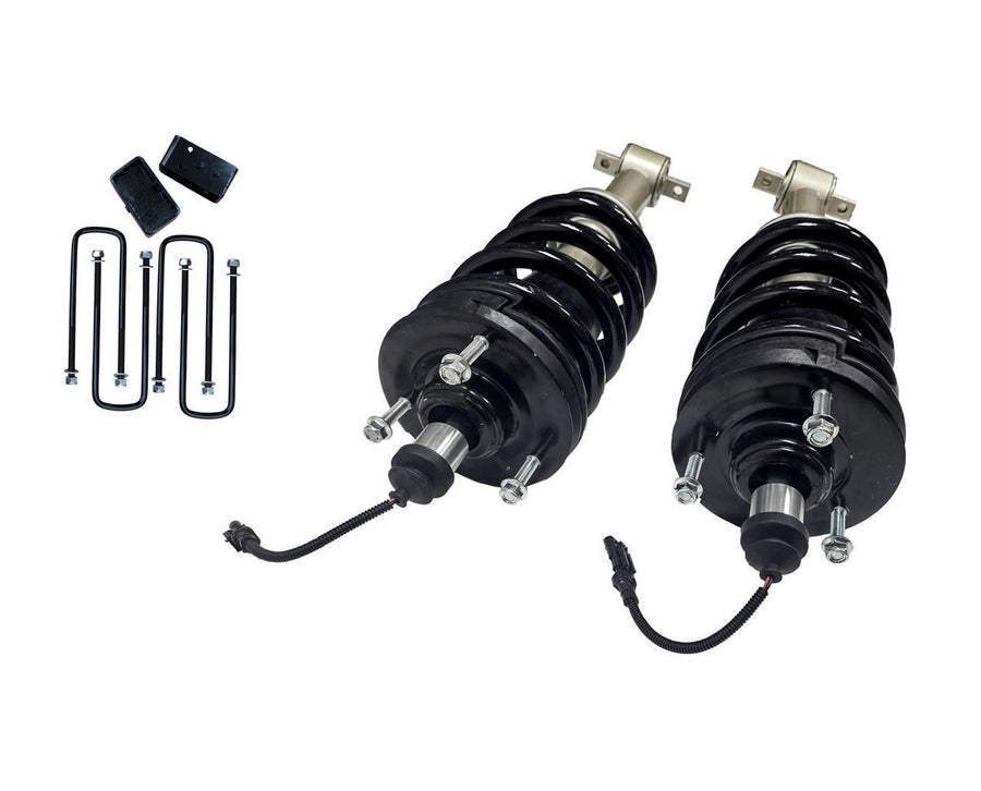 3 Inch Lift Mag Ride Delete Loaded Struts with Rear 3 Inch Blocks