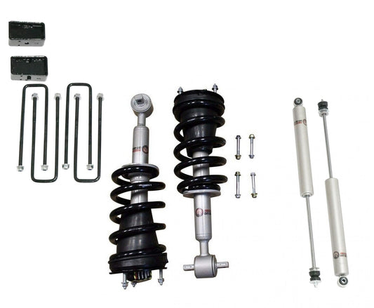 3 Inch Lift Kit w/ Front Struts, Rear Blocks, and Shocks 07-18 Chevrolet Silverado 1500/07-18 GMC Sierra 1500