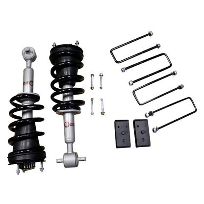 3 Inch Front Lift Struts 2 Inch Rear Blocks w/U-Bolts 07-18 Silverado/Sierra 1500