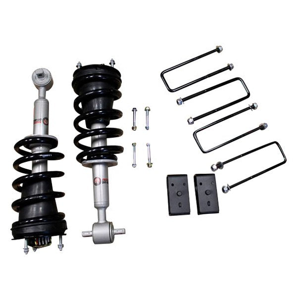 3 Inch Front Lift Struts 2 Inch Rear Blocks w/U-Bolts 07-18 Silverado/Sierra 1500