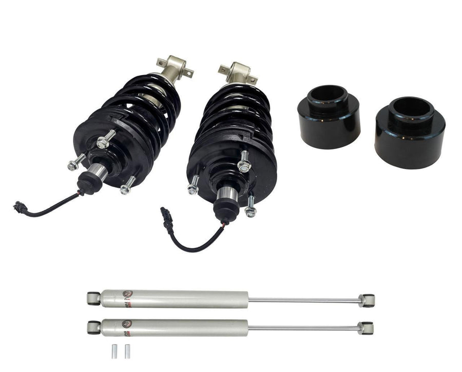 2 Inch Lift Mag Ride Delete Loaded Struts with Rear 2 Inch Spring Spacers and Shocks
