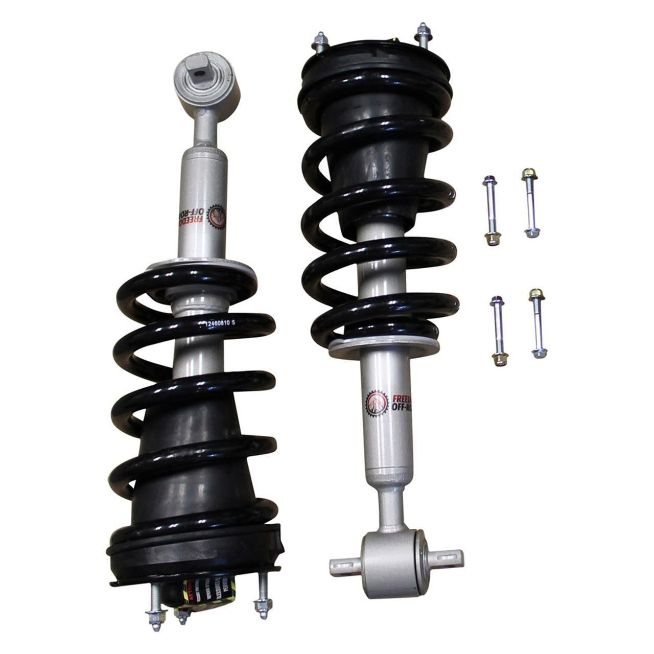 Front 2.5 Inch Lift Struts w/ Rear 2 Inch Blocks 2007-2018 Silverado/Sierra  1500 Freedom Off-Road