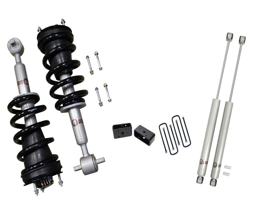 2 Inch Front Lift Struts w/ 2 Inch Rear Blocks and Shocks