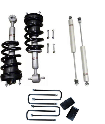 3 Inch Lift Kit w/ Front Struts, Rear Blocks, and Shocks 2019-Present Silverado/Sierra 1500
