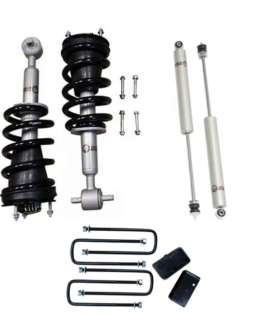 3 Inch Lift Kit w/ Front Struts, Rear Blocks, and Shocks 2019-Present Silverado/Sierra 1500