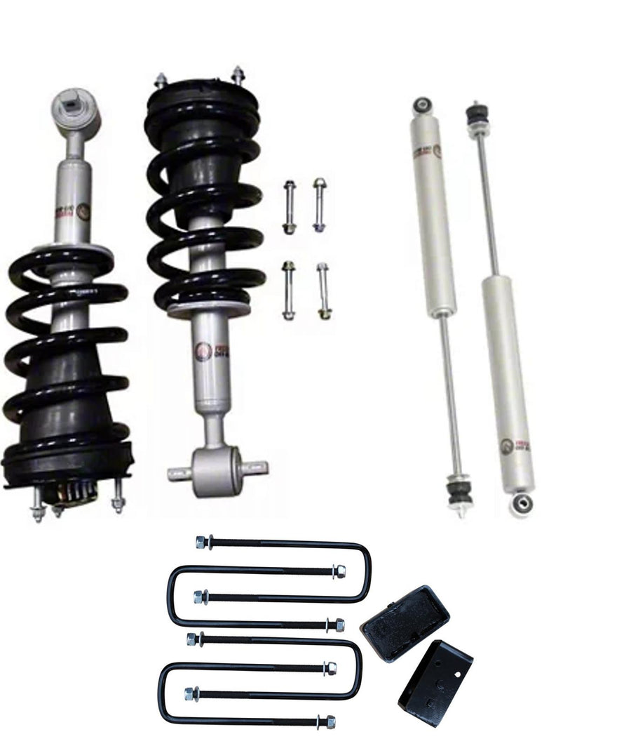 3 Inch Lift Kit w/ Front Struts, Rear Blocks, and Shocks 2019-Present Silverado/Sierra 1500