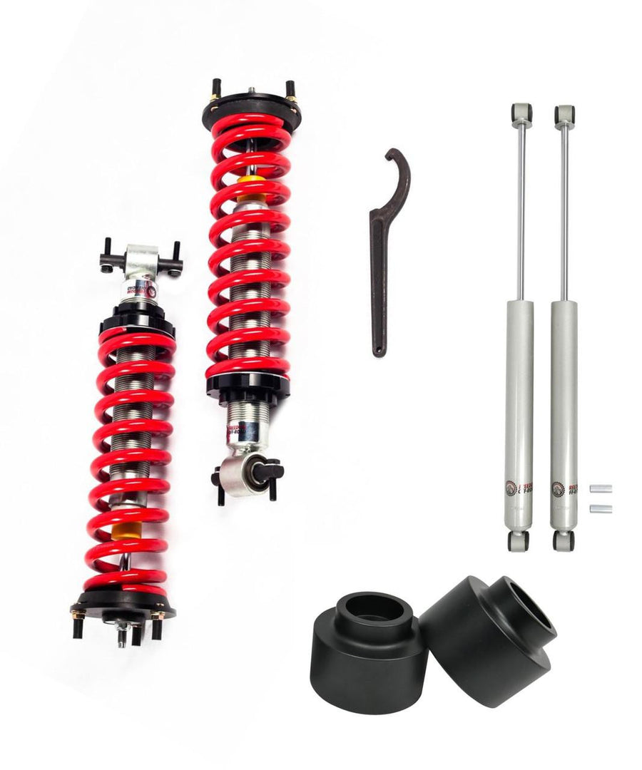 1-4 Inch Adjustable Coilovers w/ Rear 2 Inch Spring Spacers and Shocks