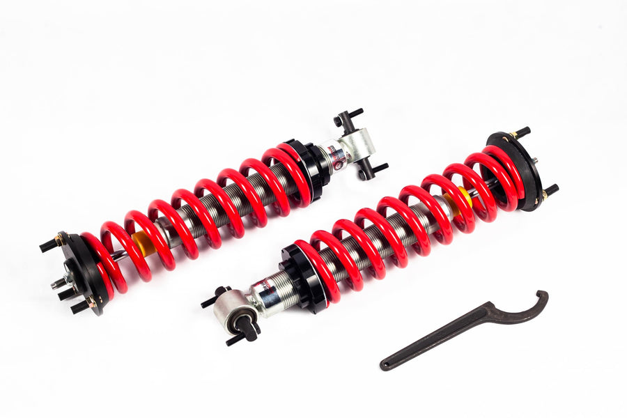 1-4 Inch Adjustable Coilovers 07-20 Escalade 07-20 Escalade ESV 07-13 Escalade EXT 07-13 Avalanche 08-18 Silverado/Sierra 1500 15-20 Suburban 07-14 Suburban 1500 07-20 Tahoe 07-19 Yukon 07-14 Yukon XL 1500