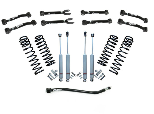2.5 Inch Lift Kit w/ Shocks, Adjustable Control Arms, and Adjustable Front Track Bar 1997-2006 Jeep Wrangler TJ/1997-2006 Jeep LJ