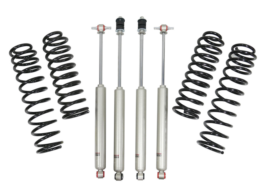 2.5 Inch Front 2.5 Inch Rear Lift Springs w/Shocks 18-UP Wrangler JL No 392 or 4XE