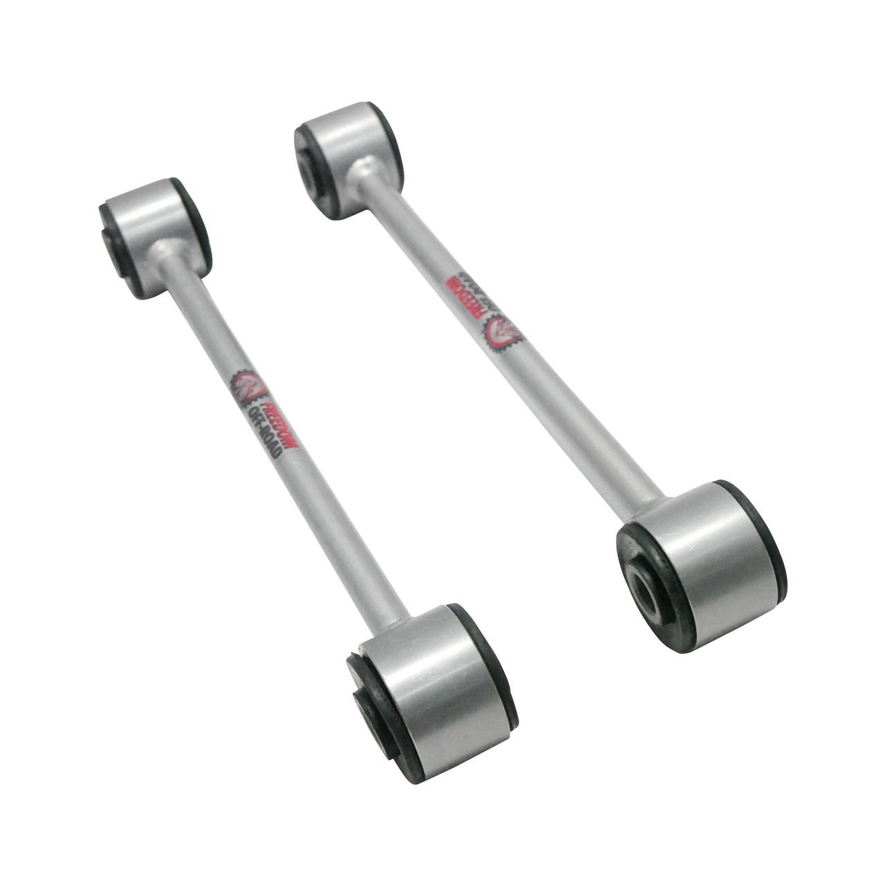 Rear Extended Zinc-Nickel Sway Bar End Links for 2-3.5 Inch Lift 97-06 Jeep Wrangler Freedom Off-Road