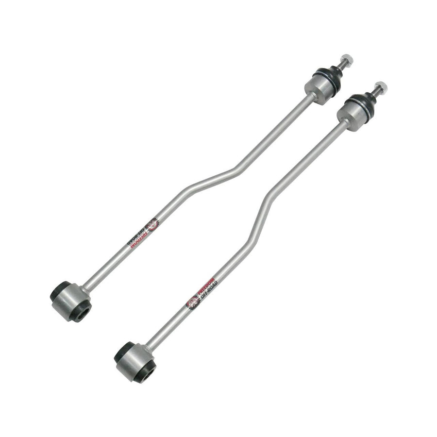 Front Extended Zinc-Nickel Sway Bar End Links for 3.5-6 Inch Lift 97-06 Jeep Wrangler