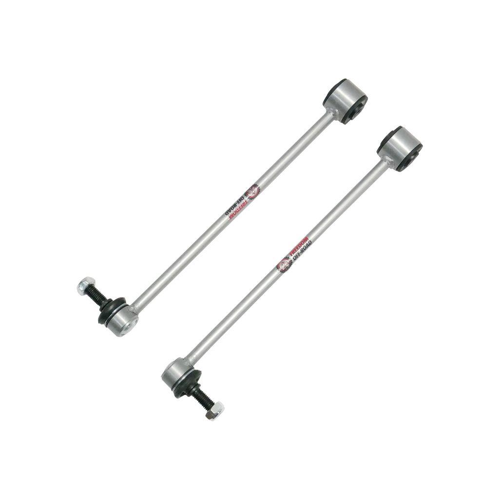 Front Extended Zinc-Nickel Sway Bar End Links for 3.5-6 Inch Lift 07-18 Jeep Wrangler JK Freedom Off-Road
