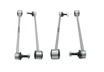 Front and Rear Extended Zinc-Nickel Sway Bar End Links for 3.5-6 Inch Lift 07-18 Jeep Wrangler JK Freedom Off-Road