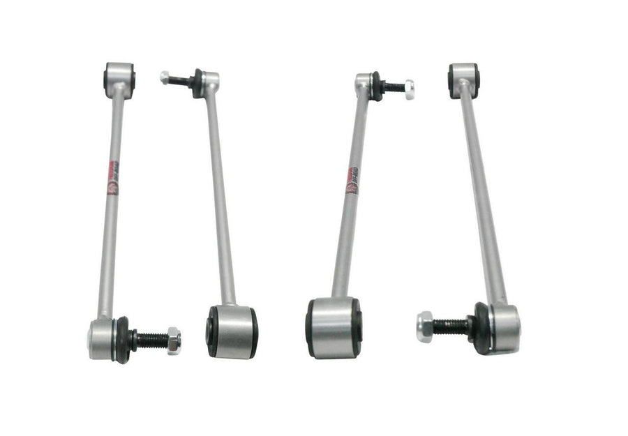 Front and Rear Extended Zinc-Nickel Sway Bar End Links for 3.5-6 Inch Lift 07-18 Jeep Wrangler JK