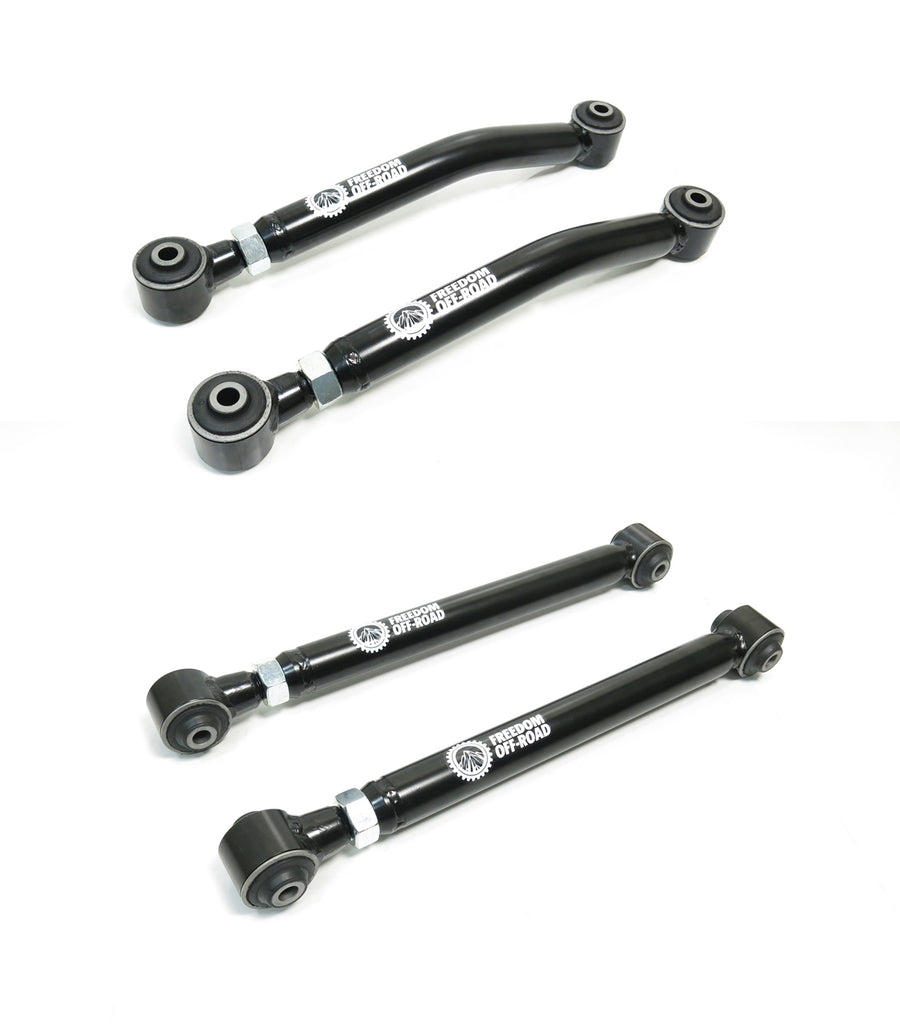 Adjustable Rear Upper + Lower Control Arms for 0-4.5 Inch Lift 07-18 Wrangler JK