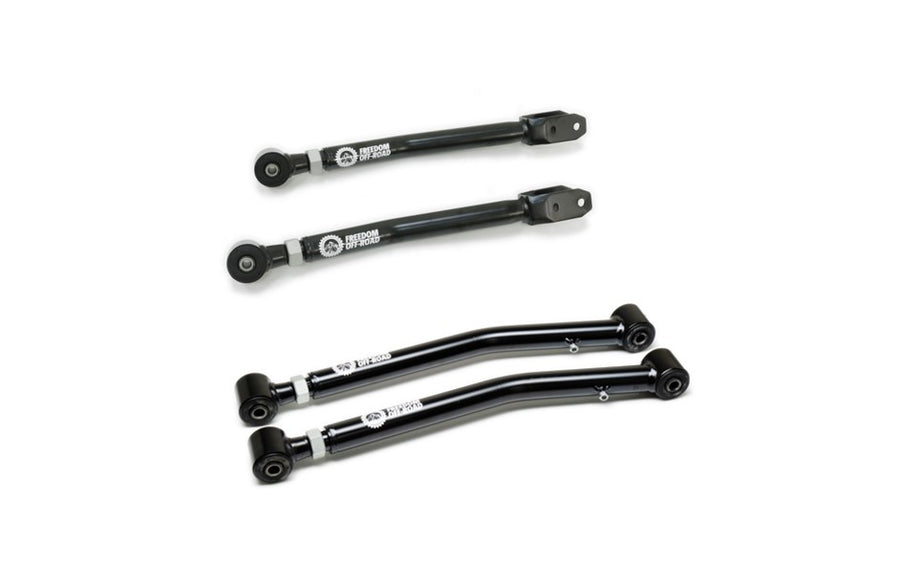 Adjustable Front Upper + Lower Control Arms for 0-4.5 Inch Lift for 18-24 Jeep Wrangler JL, 20-24 Jeep Gladiator JT