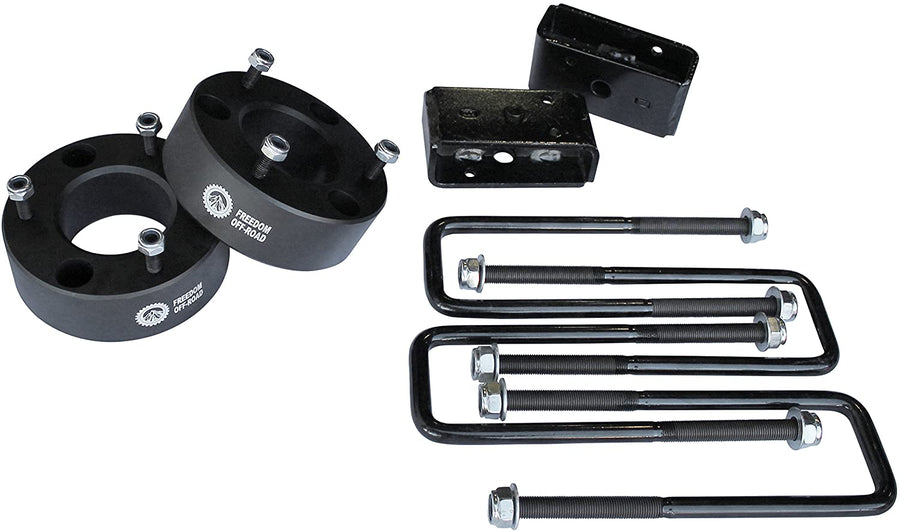 3 Inch Front Strut Spacers 2 Inch Rear Lift Blocks w/U Bolts 05-23 Titan