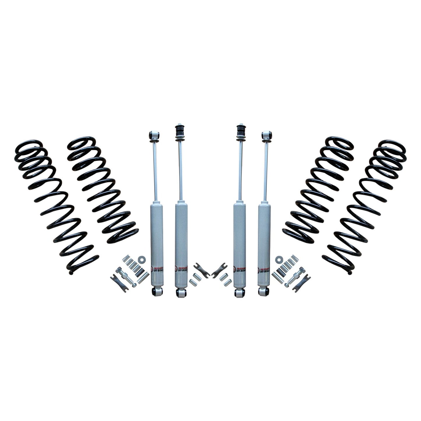 2.5 Inch Front / 2.5 Inch Rear Lift Springs w/ Shocks 97-06 Wrangler TJ