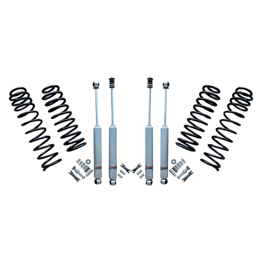 2.5 Inch Front / 2.5 Inch Rear Lift Springs w/ Shocks 97-06 Wrangler TJ