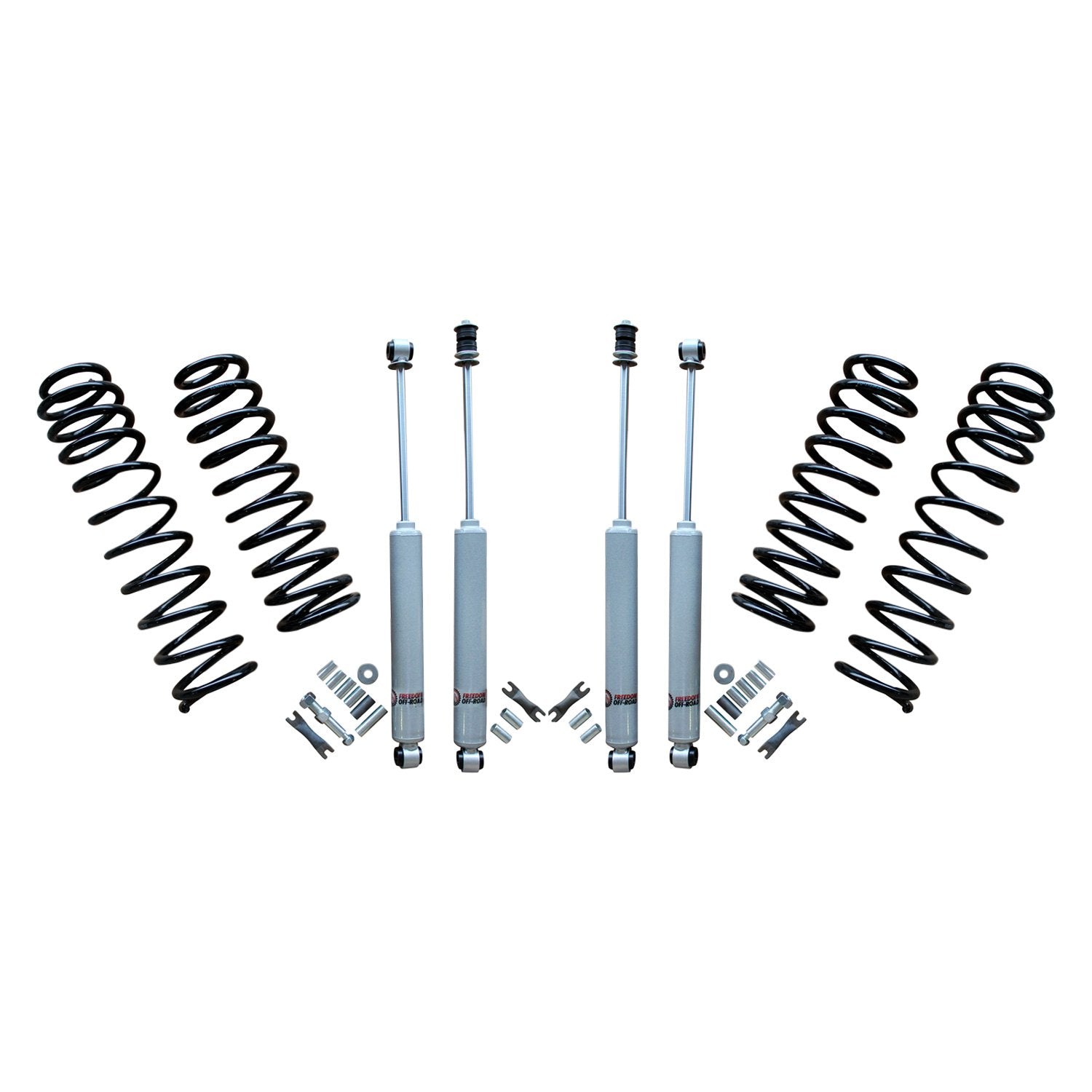 2.5 Inch Front / 2.0 Inch Rear Lift Springs w/ Shocks 99-04 Grand Cherokee