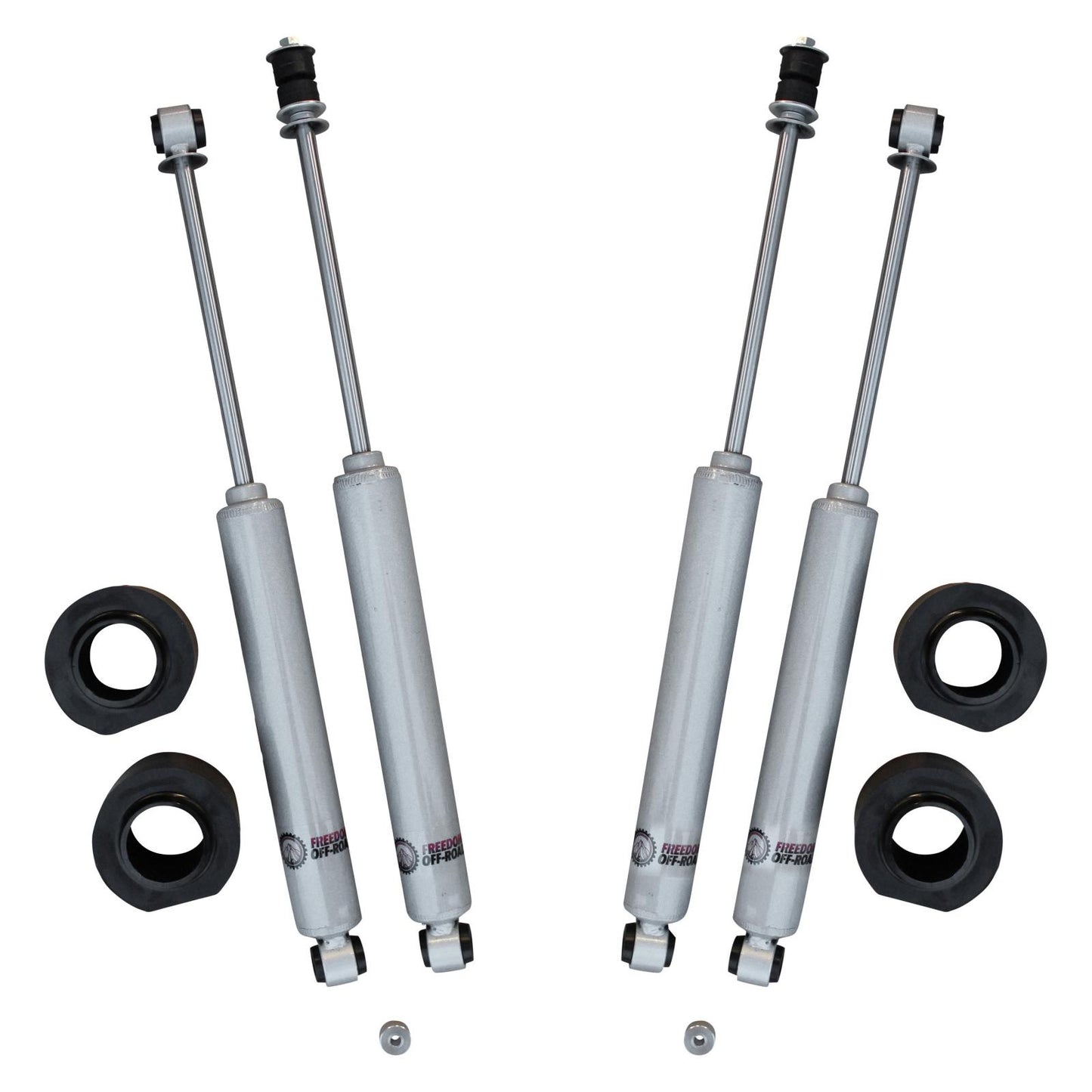 3 Inch Spacer Lift Kit w/ Shocks 97-06 Wrangler TJ Freedom Off-Road
